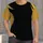 Retro Black And Gold Athletic Stripe Style For Everyday Casual Wear And Layering All-over Print Unisex T-shirt - 1