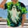 Glowing Ghost and Tie-Dye Halloween Colors for Spooky Season Youth Style All-over Print Unisex T-shirt - 2