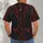 Burgundy Western Vest and Denim Patchwork for Vintage Country Concert Nights All-over Print Unisex T-shirt - 4