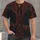 Burgundy Western Vest and Denim Patchwork for Vintage Country Concert Nights All-over Print Unisex T-shirt - 1