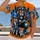 Armored Lion and City Skyline for Game Day and Football Fans All-over Print Unisex T-shirt - 2