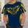 Navy And Gold Football Uniform Motifs For Game Day And College Sports Fans Casual Wear All-over Print Unisex T-shirt - 6