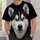 Blue-Eyed Husky Portrait for Outdoor Adventures and Everyday Casual Style All-over Print Unisex T-shirt - 6