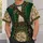 Emerald Pirate Treasure Map and Compass Motifs for Halloween and Costume Parties All-over Print Unisex T-shirt - 6