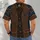 Western Ranch Leather Vest Look for Country Concerts and Casual Weekend Wear All-over Print Unisex T-shirt - 4
