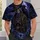Gothic Skeleton Cowboy and Raven for Dark Western Halloween Nights and Outings All-over Print Unisex T-shirt - 6