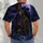 Gothic Skeleton Cowboy and Raven for Dark Western Halloween Nights and Outings All-over Print Unisex T-shirt - 4