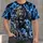Armored Lion Warrior and Lightning Skyline for Game Day Fans All-over Print Unisex T-shirt - 1