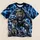 Armored Lion Warrior and Lightning Skyline for Game Day Fans All-over Print Unisex T-shirt - 5