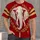 White Elephant and Gold Laurel Rugby Crest for Weekend Sports Fans All-over Print Unisex T-shirt - 1