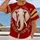 White Elephant and Gold Laurel Rugby Crest for Weekend Sports Fans All-over Print Unisex T-shirt - 2