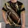 Gold And Black Football Crest For Game Day Tailgating And Weekend Fan Gatherings All-over Print Unisex T-shirt - 1