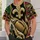 Fleur-De-Lis Football and Gold Wolf Emblems for Game Day and New Orleans Fans All-over Print Unisex T-shirt - 6