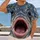 Giant Big-Mouth Fish Face for Fishing Trips and Funny Weekend Wear All-over Print Unisex T-shirt - 2