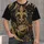 Halloween Football and Fleur Motifs for Spooky Season Game Day Tailgating Fans All-over Print Unisex T-shirt - 1