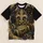 Halloween Football and Fleur Motifs for Spooky Season Game Day Tailgating Fans All-over Print Unisex T-shirt - 5