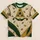 Green And Gold Football Fan Patchwork For Game Day Tailgating And Casual Sports Weekends All-over Print Unisex T-shirt - 5
