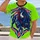 Blue Buffalo Mascot with Red White Blue Accents for Game Day Tailgates and Football Fans All-over Print Unisex T-shirt - 2
