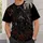 Gothic Reaper And Bat Cathedral Scene For Dark Alternative Wardrobe, Halloween Nights All-over Print Unisex T-shirt - 6