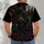 Gothic Reaper And Bat Cathedral Scene For Dark Alternative Wardrobe, Halloween Nights All-over Print Unisex T-shirt - 4