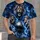 Roaring Lion And Football Helmet For Game Day And Youth Sports Fans All-over Print Unisex T-shirt - 1
