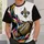 Football Fleur-De-Lis and Brass Ball for Game Day Tailgating and Fan Gatherings All-over Print Unisex T-shirt - 6