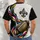 Football Fleur-De-Lis and Brass Ball for Game Day Tailgating and Fan Gatherings All-over Print Unisex T-shirt - 4