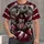 Roaring Elephant Football Mascot With Ball For Game Day Fans All-over Print Unisex T-shirt - 1