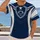 Navy Football Star Crest and Silver Stripe Style for Game Day and Casual Wear All-over Print Unisex T-shirt - 2
