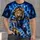 Electric Armored Lion Warrior for Game Day, Football Fans and Fierce Sports Style All-over Print Unisex T-shirt - 1