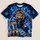 Electric Armored Lion Warrior for Game Day, Football Fans and Fierce Sports Style All-over Print Unisex T-shirt - 5