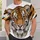 Realistic Tiger Face for Relaxed Everyday Style and Casual Weekend Wear All-over Print Unisex T-shirt - 6