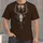 Gothic Deer Skull And Moonlit Pine Forest For Halloween And Outdoor Adventures All-over Print Unisex T-shirt - 1