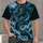 Teal Cloud Dragon Fantasy Scene for Autumn Outdoor Adventures and Everyday Casual Wear All-over Print Unisex T-shirt - 1