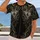 Twin Wolf Crescent Moon Woodland Motifs for Winter Nights and Outdoor Adventures Gift All-over Print Unisex T-shirt - 2