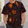 Pumpkin Scarecrow and Haunted Castle for Halloween Night Celebrations and Parties All-over Print Unisex T-shirt - 6