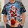 Santa Bowling Snow Scene for Christmas Parties and Cheerful Winter Holiday Gatherings All-over Print Unisex T-shirt - 6