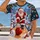 Santa Bowling Snow Scene for Christmas Parties and Cheerful Winter Holiday Gatherings All-over Print Unisex T-shirt - 2
