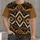 Southwestern Geometric Motifs for Rustic Autumn Outings and Everyday Western Style All-over Print Unisex T-shirt - 1
