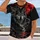 Red Moon Wolf Forest Wilderness Scene for Outdoor Adventures and Nature Lovers All-over Print Unisex T-shirt - 2