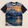 Snowy Mountain Lake Sunset Scenery for Hiking and Outdoor Adventure Nature Lovers All-over Print Unisex T-shirt - 5