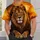 Majestic Golden Mane Lion For Wildlife Lovers And Everyday Casual Style All-over Print Unisex T-shirt - 6