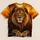 Majestic Golden Mane Lion For Wildlife Lovers And Everyday Casual Style All-over Print Unisex T-shirt - 5