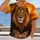 Majestic Golden Mane Lion For Wildlife Lovers And Everyday Casual Style All-over Print Unisex T-shirt - 2