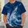 Blue Marlin Ocean Scene for Fishing Trips and Coastal Adventures at Sea All-over Print Unisex T-shirt - 6