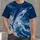 Blue Marlin Ocean Scene for Fishing Trips and Coastal Adventures at Sea All-over Print Unisex T-shirt - 1