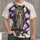 Watchful Owl With Violet Smoke And Branches For Nature Lovers And Everyday Adventures All-over Print Unisex T-shirt - 1