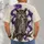 Watchful Owl With Violet Smoke And Branches For Nature Lovers And Everyday Adventures All-over Print Unisex T-shirt - 4