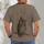 Wide-Eyed Owl Perched on a Branch for Nature Walks and Everyday Outdoor Wear All-over Print Unisex T-shirt - 4