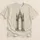 Gothic Cathedral Arch for Moody Everyday Style and Artful Casual Wear All-over Print Unisex T-shirt - 5